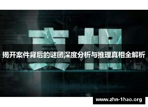 揭开案件背后的谜团深度分析与推理真相全解析