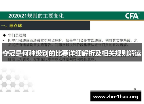 夺冠是何种级别的比赛详细解析及相关规则解读